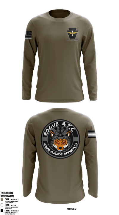 Fox company 2/104th avn 96762502 Long Sleeve Performance Shirt - 6