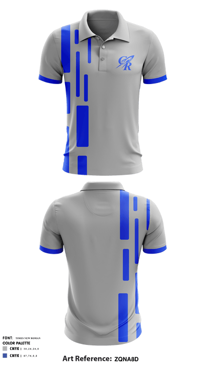 Central Cross Country 338893 Short Sleeve Performance Polo - 1