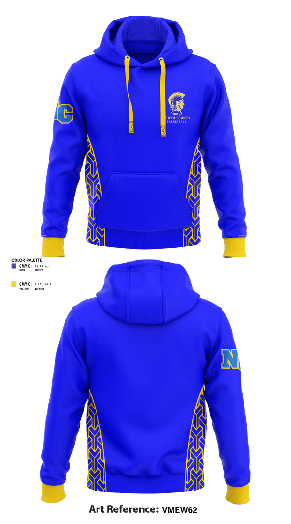 Hoodie, North County Middle School Basketball, Women's Basketball, Teamtime, Team time, sublimation, custom sports apparel, team uniforms, spirit wear, spiritwear, sports uniforms, custom shirts, team store, custom team store, fundraiser sports, apparel fundraiser
