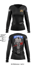 1-41 FA 18565829 Women's Long Sleeve V-neck Shirt - 2