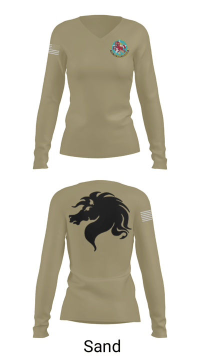 820 RED HORSE 81317160 Women's Long Sleeve V-neck Shirt - 42
