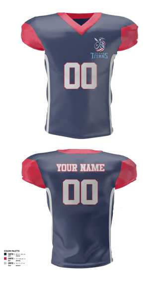 Football Jersey, Tomball Titans Youth Football, Football, Teamtime, Team time, sublimation, custom sports apparel, team uniforms, spirit wear, spiritwear, sports uniforms, custom shirts, team store, custom team store, fundraiser sports, apparel fundraiser