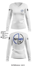 North Hollywood Division 94553177 Women's Long Sleeve V-neck Shirt - 2