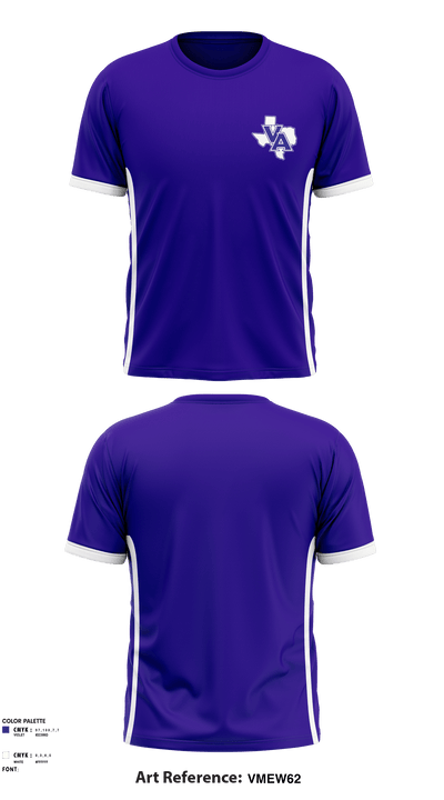 VASA Panther Football 6807670 Short Sleeve Performance Shirt - 1