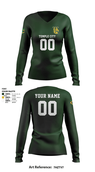 Women's Long Sleeve Vneck Shirt, Temple City High School Volleyball, Women's Volleyball, Teamtime, Team time, sublimation, custom sports apparel, team uniforms, spirit wear, spiritwear, sports uniforms, custom shirts, team store, custom team store, fundraiser sports, apparel fundraiser