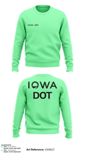 Iowa DOT 52653501 Crew Neck Sweatshirt - 1