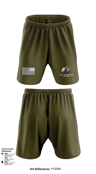 Athletic Shorts With Pockets, 121st. AVN. company 1st. AVN., , Teamtime, Team time, sublimation, custom sports apparel, team uniforms, spirit wear, spiritwear, sports uniforms, custom shirts, team store, custom team store, fundraiser sports, apparel fundraiser