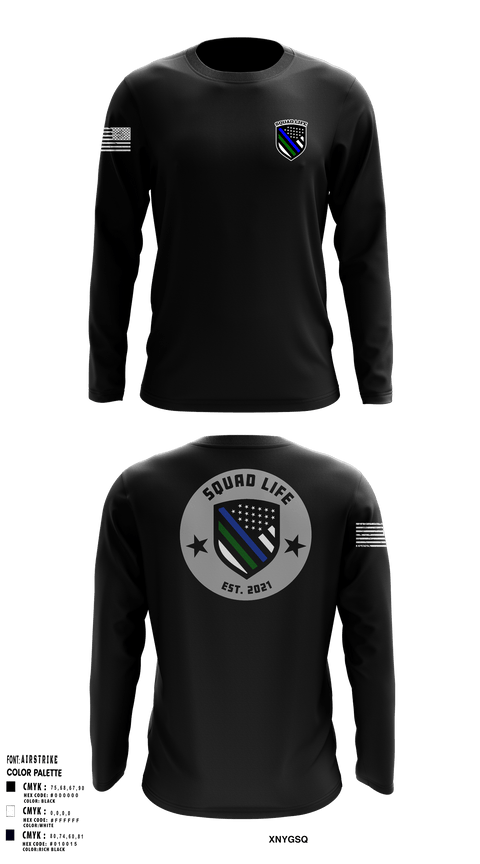 Long Sleeve Performance Shirt, Squad life, Police, Teamtime, Team time, sublimation, custom sports apparel, team uniforms, spirit wear, spiritwear, sports uniforms, custom shirts, team store, custom team store, fundraiser sports, apparel fundraiser