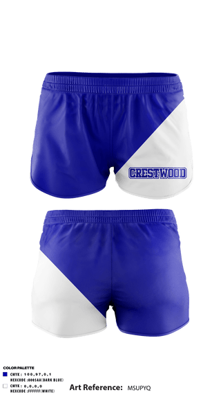 Track Shorts, Crestwood Elementary School, Spirit Store, Teamtime, Team time, sublimation, custom sports apparel, team uniforms, spirit wear, spiritwear, sports uniforms, custom shirts, team store, custom team store, fundraiser sports, apparel fundraiser