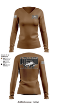 379 ECES/CEOHS 51119313 Women's Long Sleeve V-neck Shirt - 2