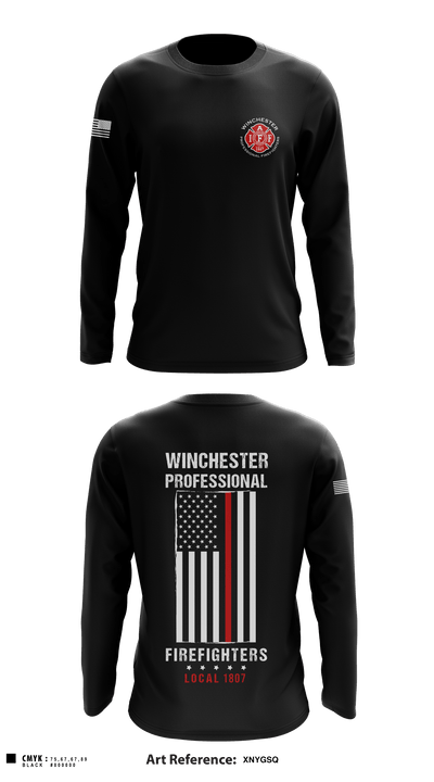 Winchester Fire Department 95741675 Long Sleeve Performance Shirt - 5