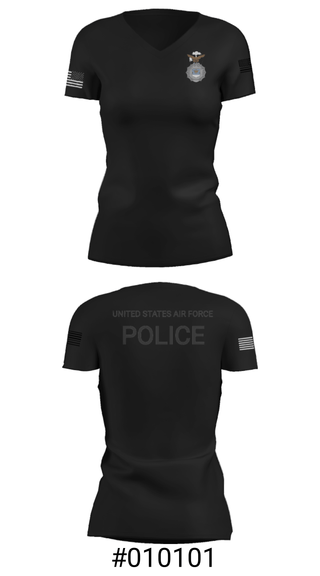Women's Short Sleeve Vneck Shirt, , Air Force, Teamtime, Team time, sublimation, custom sports apparel, team uniforms, spirit wear, spiritwear, sports uniforms, custom shirts, team store, custom team store, fundraiser sports, apparel fundraiser