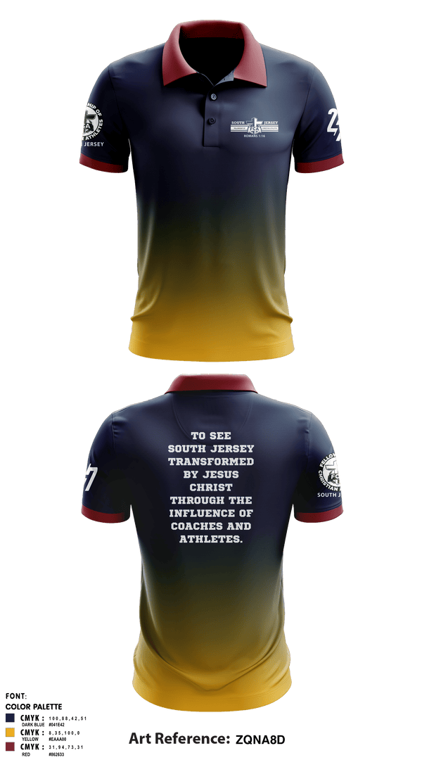 Short Sleeve Performance Polo, FCA ( Fellowship of Christian Athletes ) South Jersey, Spirit Store, Teamtime, Team time, sublimation, custom sports apparel, team uniforms, spirit wear, spiritwear, sports uniforms, custom shirts, team store, custom team store, fundraiser sports, apparel fundraiser