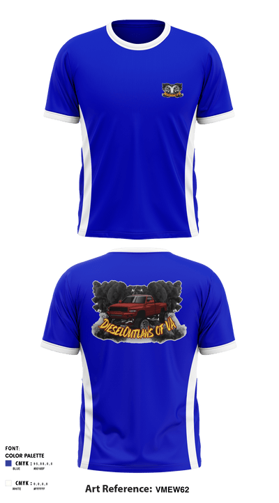DieselOutlaws.of.va 87115938 Short Sleeve Performance Shirt - 1