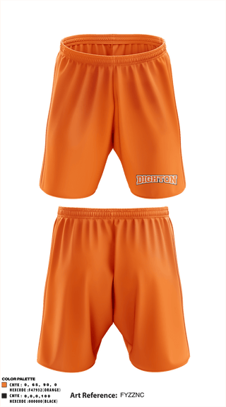 Athletic Shorts With Pockets, Dighton High School, Spirit Store, Teamtime, Team time, sublimation, custom sports apparel, team uniforms, spirit wear, spiritwear, sports uniforms, custom shirts, team store, custom team store, fundraiser sports, apparel fundraiser