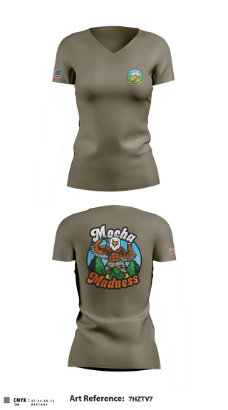 Women's Short Sleeve Vneck Shirt, , Air Force, Teamtime, Team time, sublimation, custom sports apparel, team uniforms, spirit wear, spiritwear, sports uniforms, custom shirts, team store, custom team store, fundraiser sports, apparel fundraiser