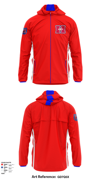 Highlands High School Football 28187796 Windbreaker - 1