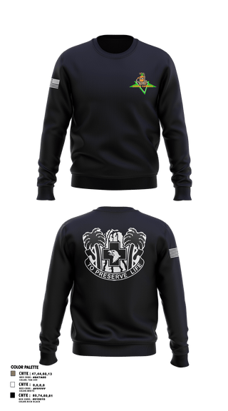 Crew Neck Sweatshirt, COMMO CARROTS, Army, Teamtime, Team time, sublimation, custom sports apparel, team uniforms, spirit wear, spiritwear, sports uniforms, custom shirts, team store, custom team store, fundraiser sports, apparel fundraiser