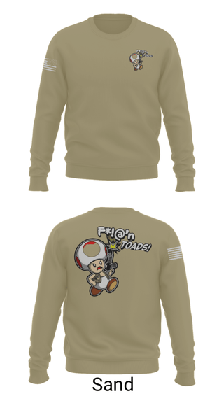 Crew Neck Sweatshirt, , Army, Teamtime, Team time, sublimation, custom sports apparel, team uniforms, spirit wear, spiritwear, sports uniforms, custom shirts, team store, custom team store, fundraiser sports, apparel fundraiser