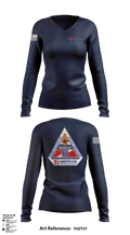 American Ambulance Rescue 49557589 Women's Long Sleeve V-neck Shirt - 3