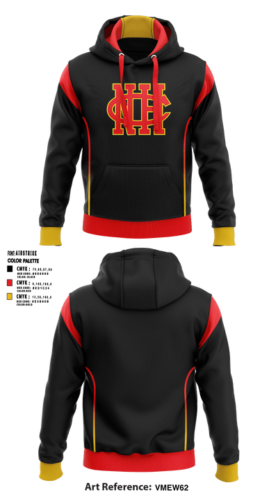 North College Hill High School Basketball 13999422 Hoodie - 36