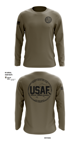 Long Sleeve Performance Shirt, , Air Force, Teamtime, Team time, sublimation, custom sports apparel, team uniforms, spirit wear, spiritwear, sports uniforms, custom shirts, team store, custom team store, fundraiser sports, apparel fundraiser