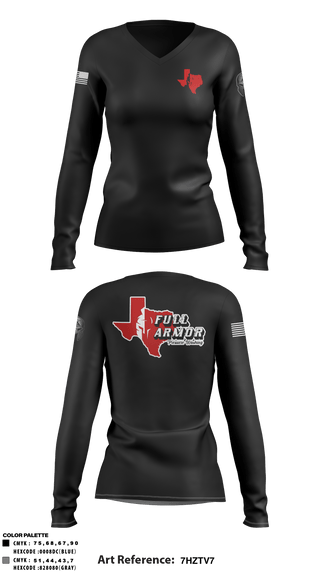 Women's Long Sleeve Vneck Shirt, , Police, Teamtime, Team time, sublimation, custom sports apparel, team uniforms, spirit wear, spiritwear, sports uniforms, custom shirts, team store, custom team store, fundraiser sports, apparel fundraiser