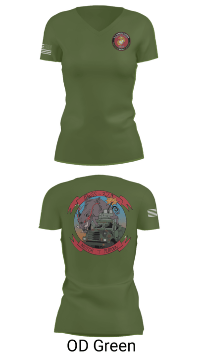 Mwss-273 21375941 Women's Short Sleeve V-neck Shirt - 22