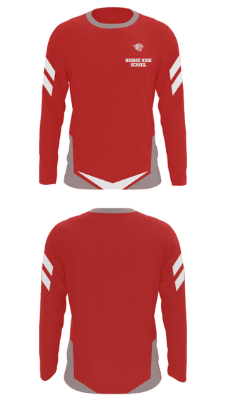 Long Sleeve Performance Shirt, Bisbee High School, Spirit Store, Teamtime, Team time, sublimation, custom sports apparel, team uniforms, spirit wear, spiritwear, sports uniforms, custom shirts, team store, custom team store, fundraiser sports, apparel fundraiser