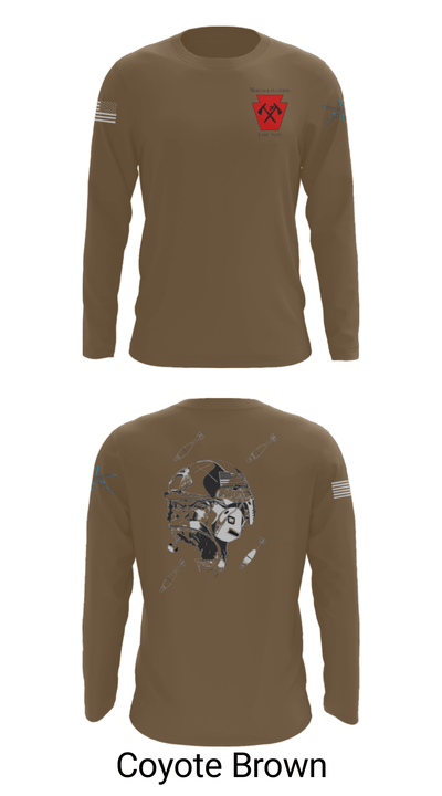 1-111th IN BN 37171288 Long Sleeve Performance Shirt - 11