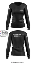 3rd Battalion 142nd Combat Aviation Brigade 54852573 Women's Long Sleeve V-neck Shirt - 3