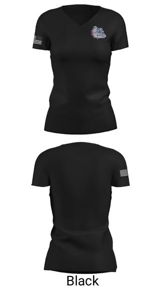 Women's Short Sleeve Vneck Shirt, Ramona High School Cheer, Cheer, Teamtime, Team time, sublimation, custom sports apparel, team uniforms, spirit wear, spiritwear, sports uniforms, custom shirts, team store, custom team store, fundraiser sports, apparel fundraiser