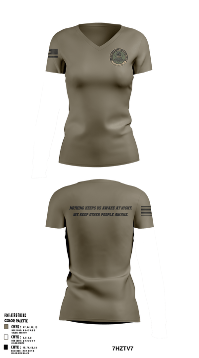 Narcotics Unit Alabama 64071055 Women's Short Sleeve V-neck Shirt - 4
