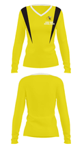 Cook High School Band 91156172 Women's Long Sleeve V-neck Shirt - 14