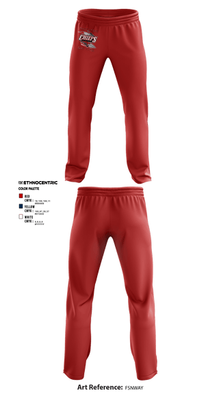 Sweatpants, Copperas Chiefs, Football, Teamtime, Team time, sublimation, custom sports apparel, team uniforms, spirit wear, spiritwear, sports uniforms, custom shirts, team store, custom team store, fundraiser sports, apparel fundraiser