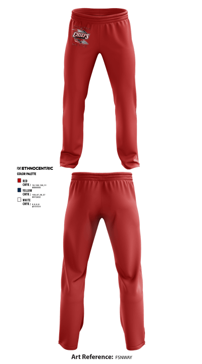 Copperas Chiefs 93621258 Sweatpants - 3