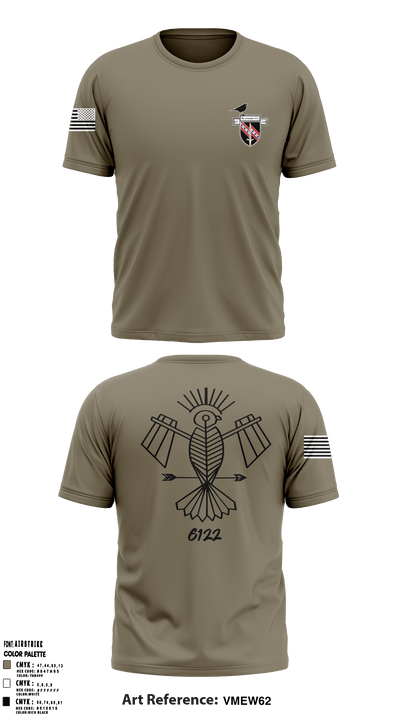 Bco 1/54th SFAB 95205956 Short Sleeve Performance Shirt - 2