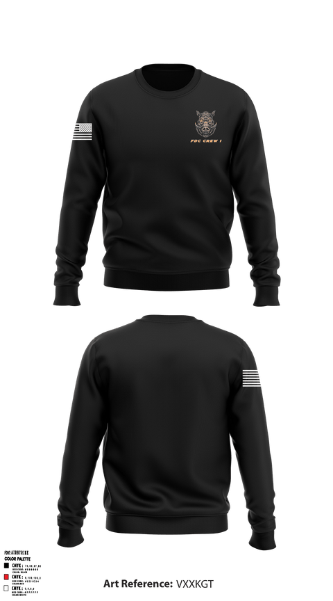 Crew Neck Sweatshirt, , Army, Teamtime, Team time, sublimation, custom sports apparel, team uniforms, spirit wear, spiritwear, sports uniforms, custom shirts, team store, custom team store, fundraiser sports, apparel fundraiser