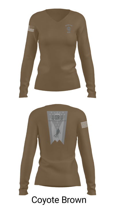 Underwater Search and Recovery Unit 43495281 Women's Long Sleeve V-neck Shirt - 38