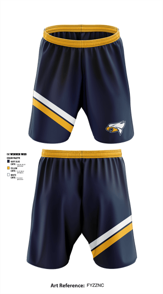 Athletic Shorts With Pockets, Hudsonville Eagles Hockey, Ice Hockey, Teamtime, Team time, sublimation, custom sports apparel, team uniforms, spirit wear, spiritwear, sports uniforms, custom shirts, team store, custom team store, fundraiser sports, apparel fundraiser