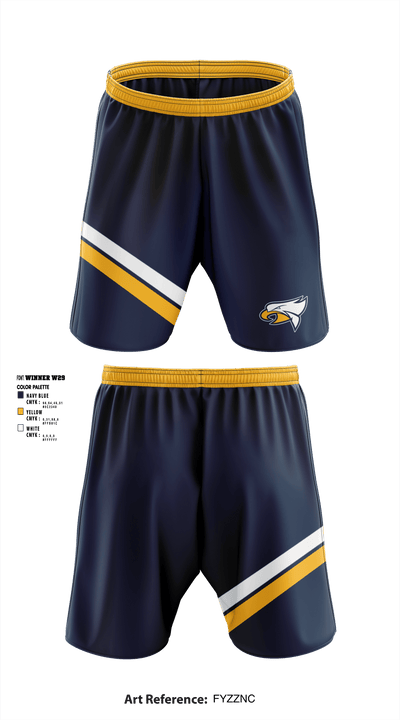 Hudsonville Eagles Hockey 96071971 Athletic Shorts With Pockets - 1