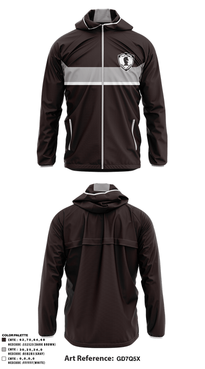 Black Knight Security 84076713 Windbreaker - 1