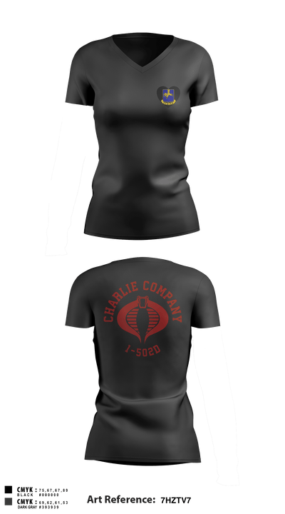 Cobra Company 43397226 Women's Short Sleeve V-neck Shirt - 7