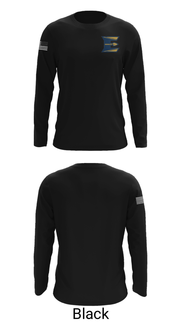 Long Sleeve Performance Shirt, Eastern Lebanon County High School Wrestling, Wrestling, Teamtime, Team time, sublimation, custom sports apparel, team uniforms, spirit wear, spiritwear, sports uniforms, custom shirts, team store, custom team store, fundraiser sports, apparel fundraiser