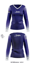 Signature Flight Support 84449497 Women's Long Sleeve V-neck Shirt - 1