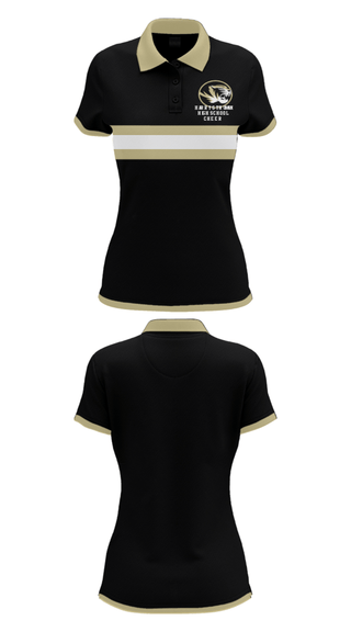 Short Sleeve Performance Polo, Harry S Truman High School Cheer, Cheer, Teamtime, Team time, sublimation, custom sports apparel, team uniforms, spirit wear, spiritwear, sports uniforms, custom shirts, team store, custom team store, fundraiser sports, apparel fundraiser