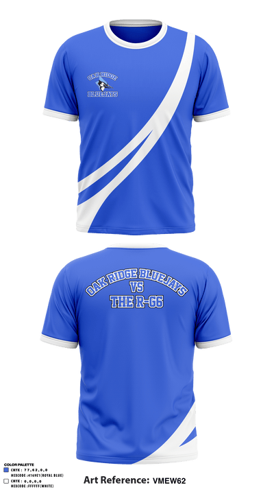 Oak Ridge R-6 High School 85998185 Short Sleeve Performance Shirt - 3