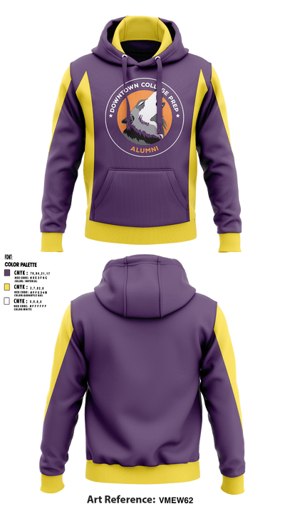 Downtown College Prep - El Primero High School 63396223 Hoodie - 1