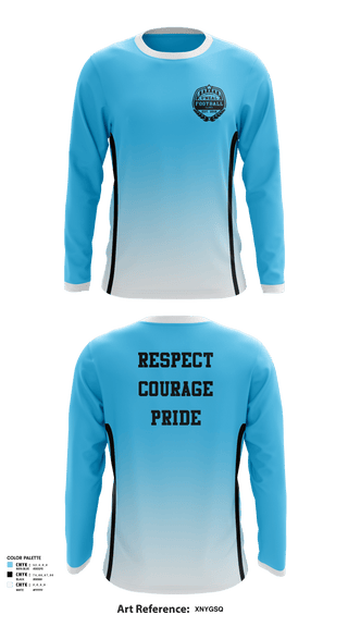 Long Sleeve Performance Shirt, O'Neal Football Clinic, Football, Teamtime, Team time, sublimation, custom sports apparel, team uniforms, spirit wear, spiritwear, sports uniforms, custom shirts, team store, custom team store, fundraiser sports, apparel fundraiser