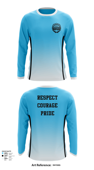 O'Neal Football Clinic 17814001 Long Sleeve Performance Shirt - 1